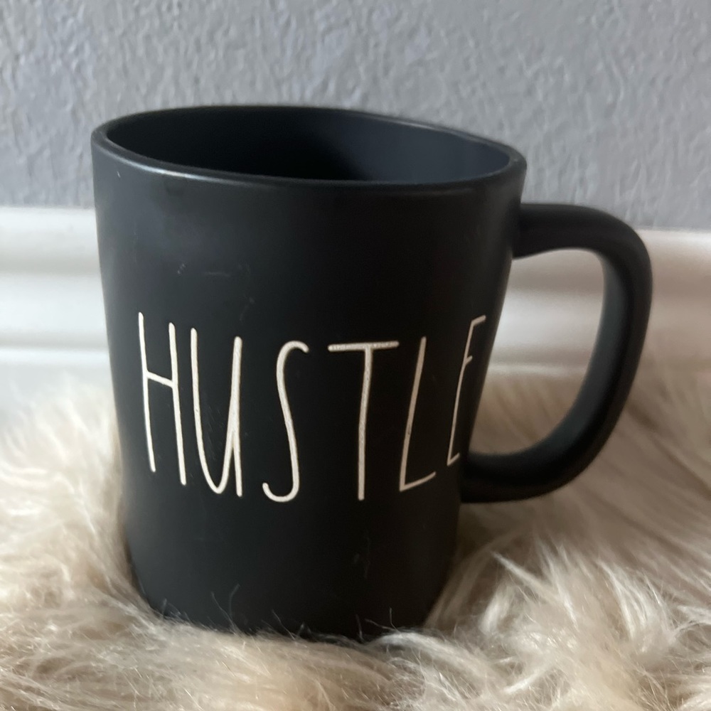 Rae Dunn Hustle Coffee Mug